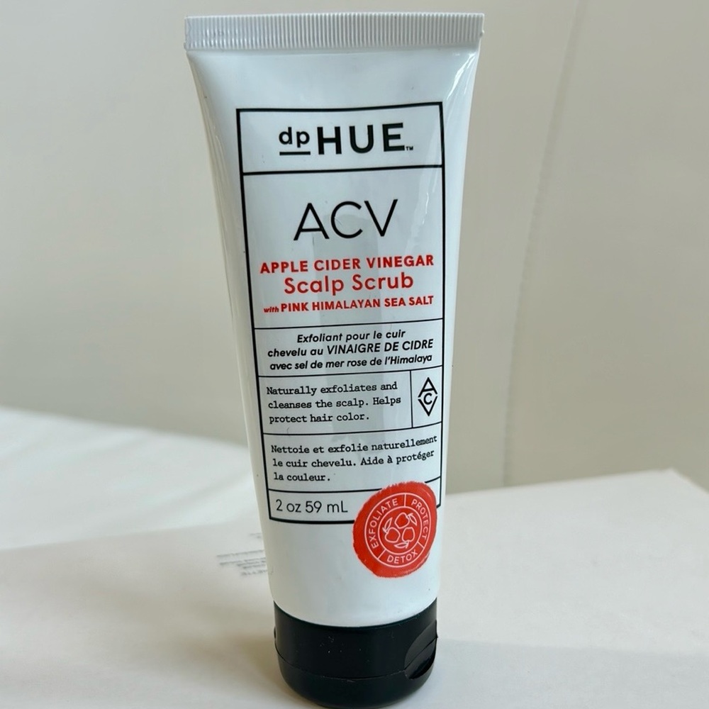 dpHUE Apple Cider Vinegar Exfoliating Scalp Detox with Pink Himalayan Sea Salt